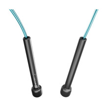 Скакалка Hop-Sport Crossfit NEW з пластиковими ручками HS-P025JR синя, код: 5902308224988