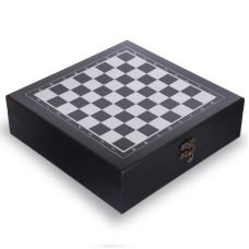 Шахи, покер 2 в 1 ChessTour чорний, код: W2624_BK