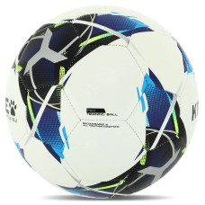 М"яч футбольний Kelme New Trueno №3 PU, білий-блакитний, код: 9886130-9113-3-S52