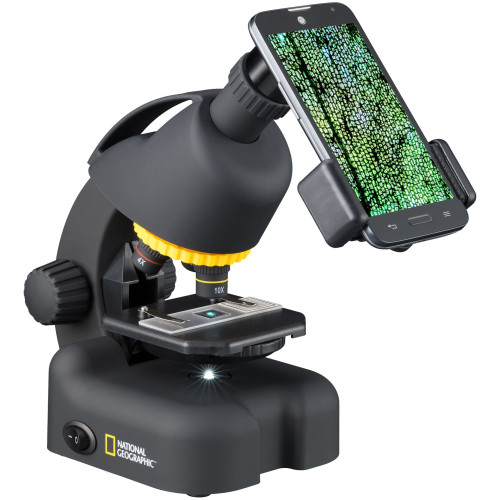 Мікроскоп National Geographic 40x-640x з адаптером до смартфону, код: 922416-SVA