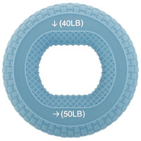 Еспандер кистьовий Кільце Jello навантаження 40LB-50LB, синій, код: JLA472_BL