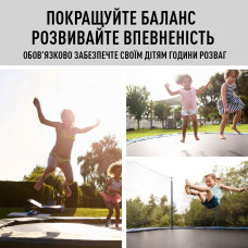 Батут з сіткою EnergyFIT 305 см (10FT), синій, код: GB10102-10FT