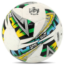 М"яч футбольний Soccermax №5, білий-зелений, код: FB-4424_G