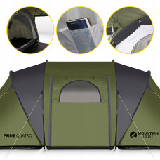 Намет туристичний Mountain Goat Prime Quatro 4-місний Olive, код: P-5905973406598