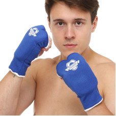 Рукавички для карате Hard Touch розмір L, синій, код: CO-8891_LBL
