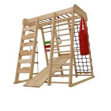 Спортивний комплекс вуличний дитячий SportBaby «Акварелька-outdoor» 1320х1240х1420 мм, код: Акварелька-outdoor