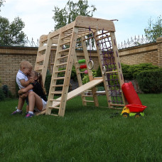 Спортивний комплекс вуличний дитячий SportBaby «Акварелька-outdoor» 1320х1240х1420 мм, код: Акварелька-outdoor