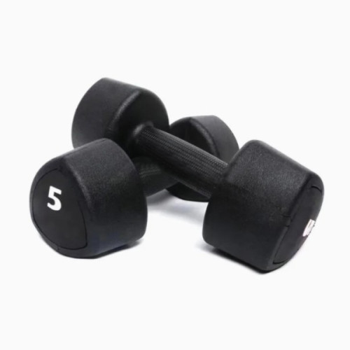 Гантелі з уретановим покриттям Generation Fitness FF51D6C-5kg 2х5 кг, чорний, код: 523018-AX