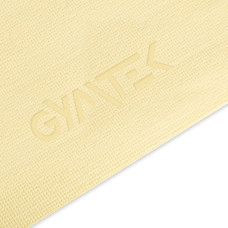 Килимок (мат) для фітнесу та йоги Gymtek Queenfit 0,5см жовтий, код: 5907766664024