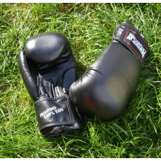 Боксерські рукавиці PowerPlay Classic 18 унцій, чорний, код: PP_3004_18oz_Black