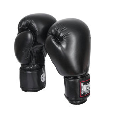 Боксерські рукавиці PowerPlay Classic 18 унцій, чорний, код: PP_3004_18oz_Black