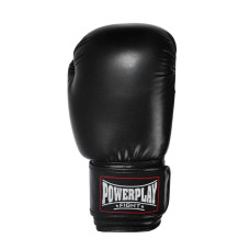 Боксерські рукавиці PowerPlay Classic 18 унцій, чорний, код: PP_3004_18oz_Black