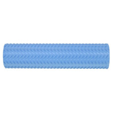 Ролер масажний циліндр (ролик мфр) FitGo Grid Line Roller, 450x105 мм, блакитний, код: FI-9387_N