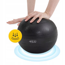Слембол (медичний м'яч) для кросфіту 4Fizjo Slam Ball 15 кг, чорний, код: P-5907739315458