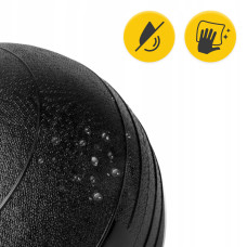 Слембол (медичний м'яч) для кросфіту 4Fizjo Slam Ball 15 кг, чорний, код: P-5907739315458