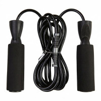 Скакалка FitGo гумовий трос, ручка Foam 2,8м,, код: 228