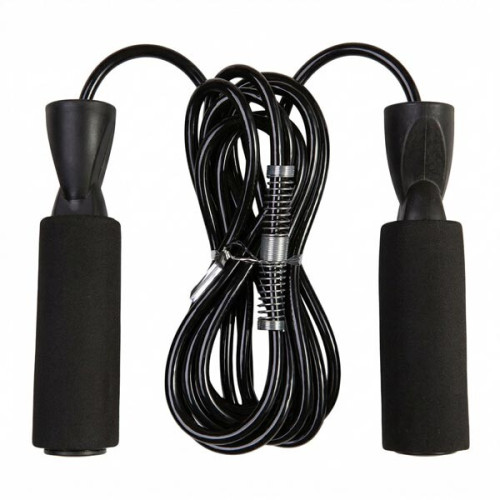 Скакалка FitGo гумовий трос, ручка Foam 2,8м,, код: 228