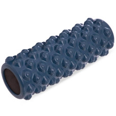 Роллер для занять йогою і пілатесом FitGo Grid Bubble Roller, синій, код: FI-5714_BL