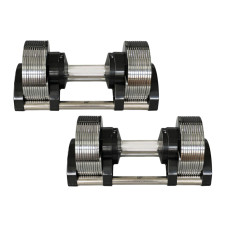 Гантель набірна Generation Fitness GF3-24kg, 2х3-24 кг, хром, код: 523185-AX