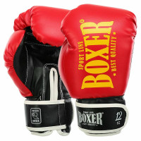 Боксерські рукавиці Boxer New 16 унцій, червоний, код: 2022-N_16R