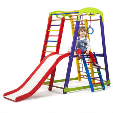 Дитячий спортивний куточок SportBaby Крихітка 1320х850х1500 мм, код: Крихітка - 1 Plus 2