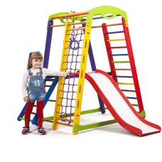 Дитячий спортивний куточок SportBaby Крихітка 1320х850х1500 мм, код: Крихітка - 1 Plus 2