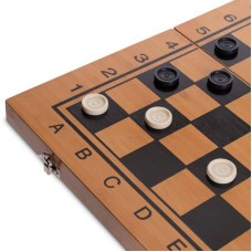 Набір настільних ігор PlayGame 3 в 1 шахи, шашки, нарди, код: 341-163-S52