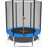 Батут Funfit 6ft (183см) синій з зовнішньою сіткою, код: UT-00000084