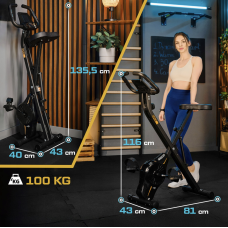 Велотренажер Trex Sport TX-340XB BRIZ магнітний чорний, код: 5902308232471
