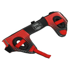 Шолом боксерський в мексиканському стилі PVC Top King XL, червоний, код: TPK012_XLR