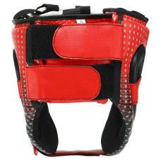 Шолом боксерський в мексиканському стилі PVC Top King XL, червоний, код: TPK012_XLR