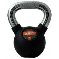 Гиря LiveUp Rubber Kettel Dumbell 6 кг,, код: 6951376139617