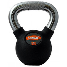 Гиря LiveUp Rubber Kettel Dumbell 6 кг,, код: 6951376139617