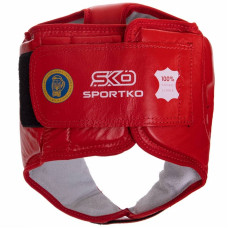 Шолом боксерський SportKo M червоний, код: SP-4706_MR