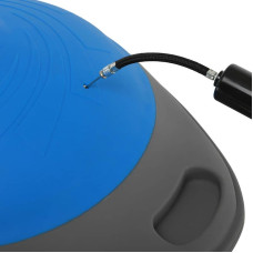 Балансувальна платформа Zelart Bosu 590x420x150 мм, сірий-синій, код: FI-9996-S52