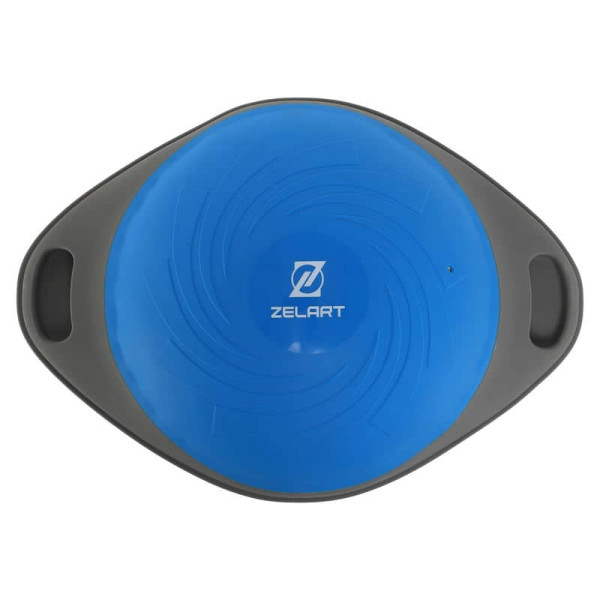 Балансувальна платформа Zelart Bosu 590x420x150 мм, сірий-синій, код: FI-9996-S52