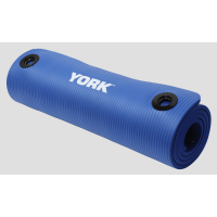Мат для фітнесу з отворами York Fitness NBR 1см синій, код: 0014961860207