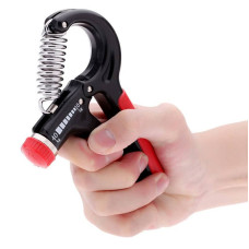 Еспандер кистьовий PowerPlay Strength Grip з регульованим навантаженням 10-40 кг, чорно-червоний, код: PP_4323_Bl/Red