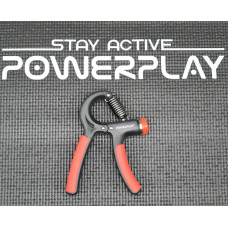 Еспандер кистьовий PowerPlay Strength Grip з регульованим навантаженням 10-40 кг, чорно-червоний, код: PP_4323_Bl/Red