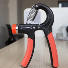 Еспандер кистьовий PowerPlay Strength Grip з регульованим навантаженням 10-40 кг, чорно-червоний, код: PP_4323_Bl/Red