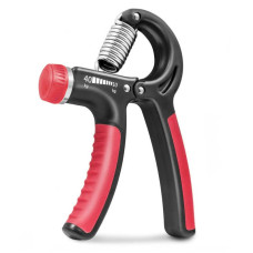 Еспандер кистьовий PowerPlay Strength Grip з регульованим навантаженням 10-40 кг, чорно-червоний, код: PP_4323_Bl/Red
