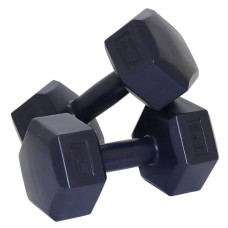 Гантелі SportVida 2x5 кг, чорний, код: SV-HK0221