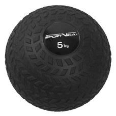Слембол (медичний м"яч) для кросфіту SportVida Slam Ball 5 кг, чорний, код: SV-HK0347