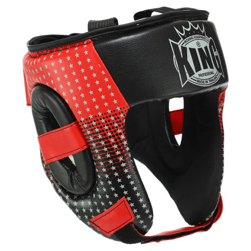 Шолом боксерський в мексиканському стилі PVC Top King L, червоний, код: TPK012_LR
