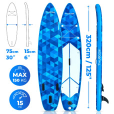 Надувна SUP дошка (Сапборд) Thunder Nion 320, код: Nion-IN