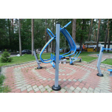 Тренажер преса анатомічний InterAtletika 1033х496х2051 мм, код: SM106-SM