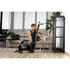 Гребний тренажер Hop-Sport HS-030R Boost золотистий, код: 5902308236813