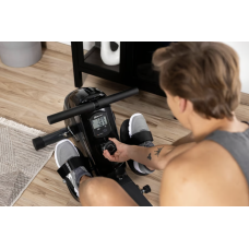 Гребний тренажер Hop-Sport HS-030R Boost золотистий, код: 5902308236813