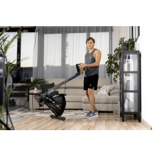 Гребний тренажер Hop-Sport HS-030R Boost золотистий, код: 5902308236813