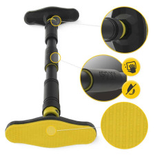 Турнік розсувний 4FIZJO ULTRA 66-100 см Black/Yellow, код: P-5905973400343